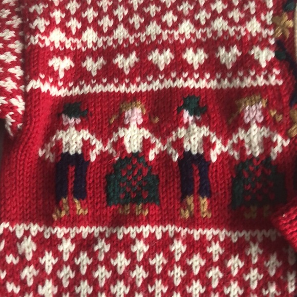 Children’s soft Handknit  Wool Cardigan Sz 8-10 - Picture 3 of 5